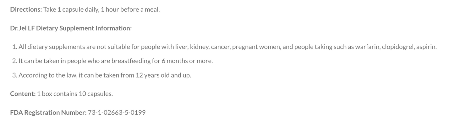 Dr. Jel LF (Longevity Fit)