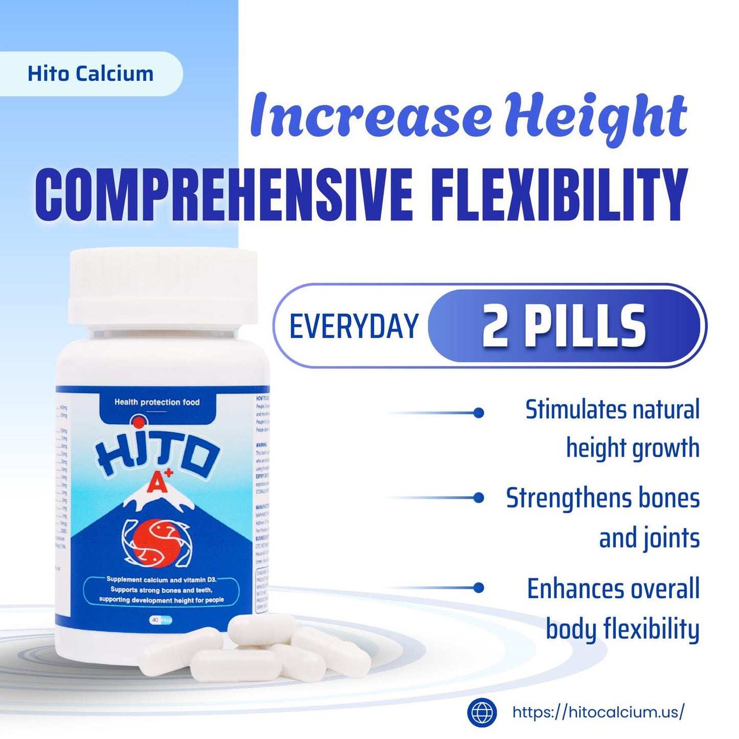 HITO Calcium Height Increase
