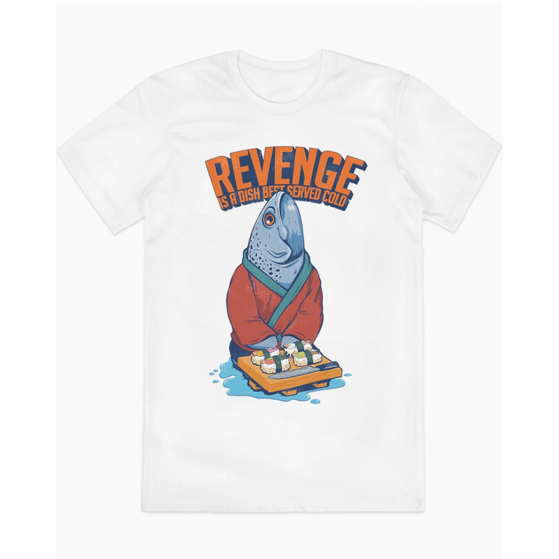 Simple Retro Sushi American Streetwear Youth Tee