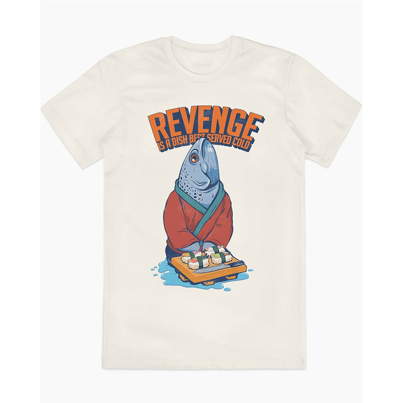 Simple Retro Sushi American Streetwear Youth Tee