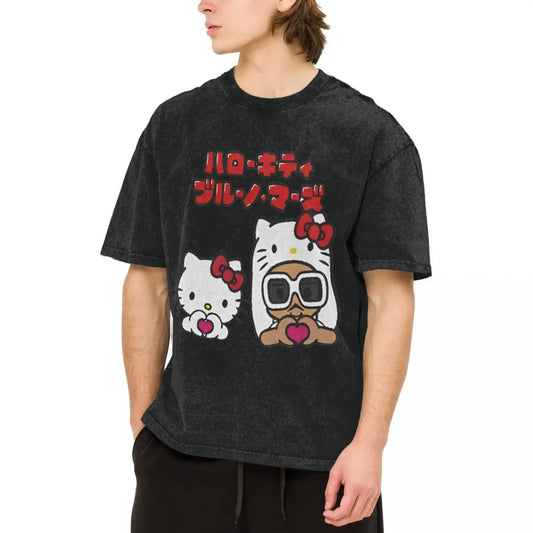 Hello Kitty Bruno Mars Cotton Shirt