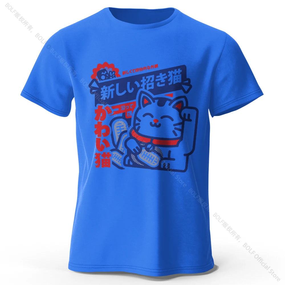 Unisex Kawaii Anime Round Neck Shirt