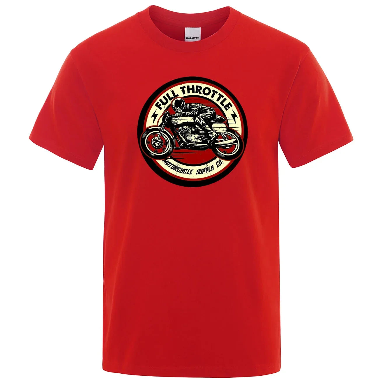Rockabilly Motorcycle Rider Graphic Summer Shirt