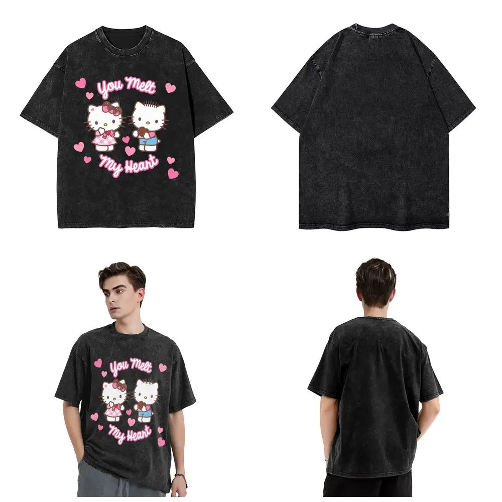 Hello Kitty Bruno Mars Cotton Shirt