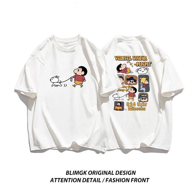 High-Quality Japanese Anime Graphic Cotton Tee