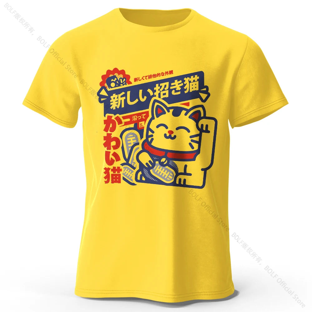 Unisex Kawaii Anime Round Neck Shirt
