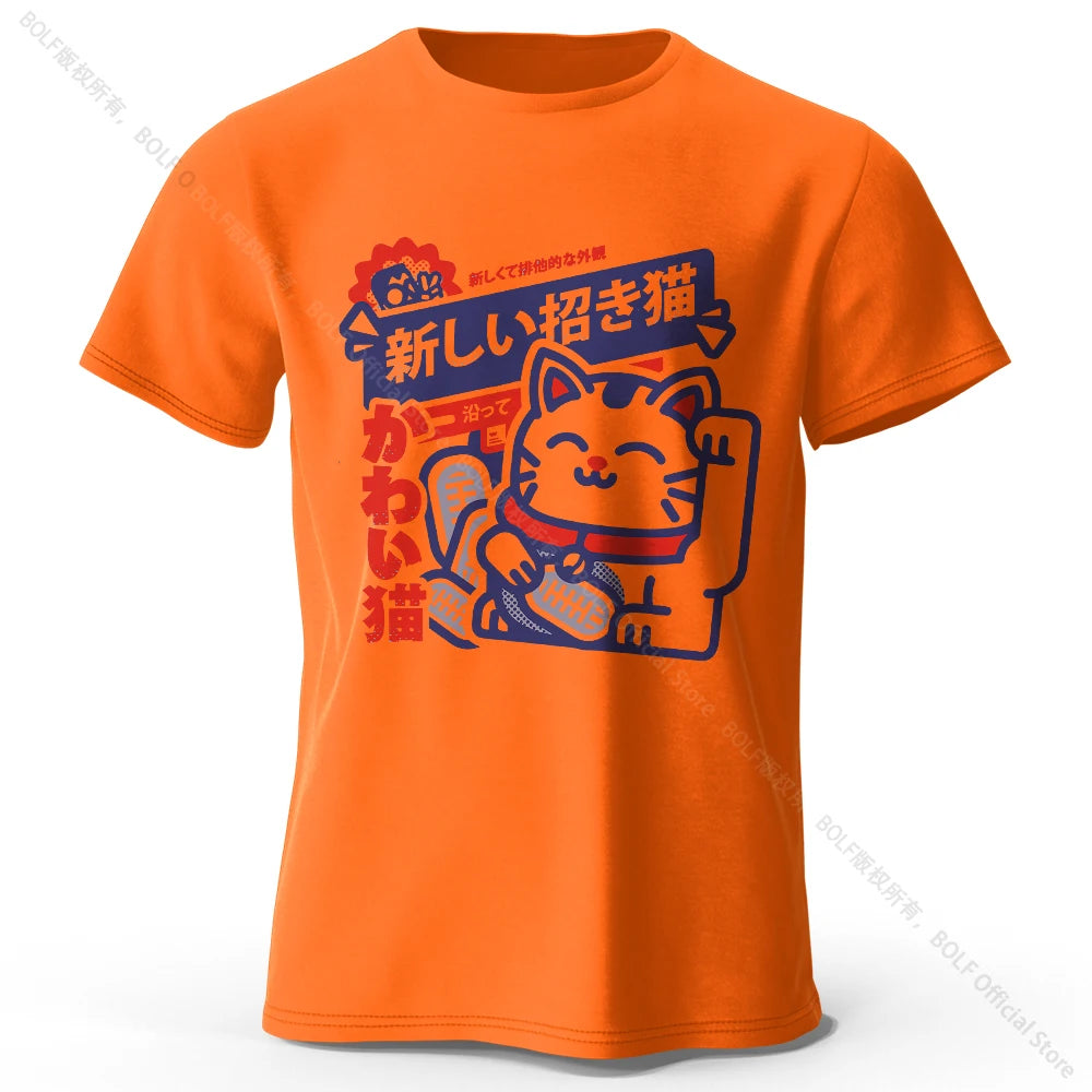 Unisex Kawaii Anime Round Neck Shirt