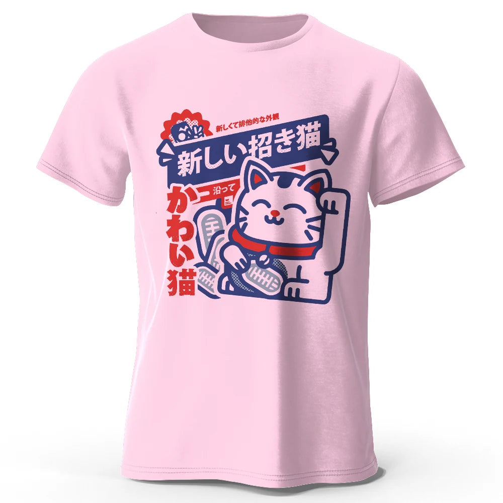Unisex Kawaii Anime Round Neck Shirt