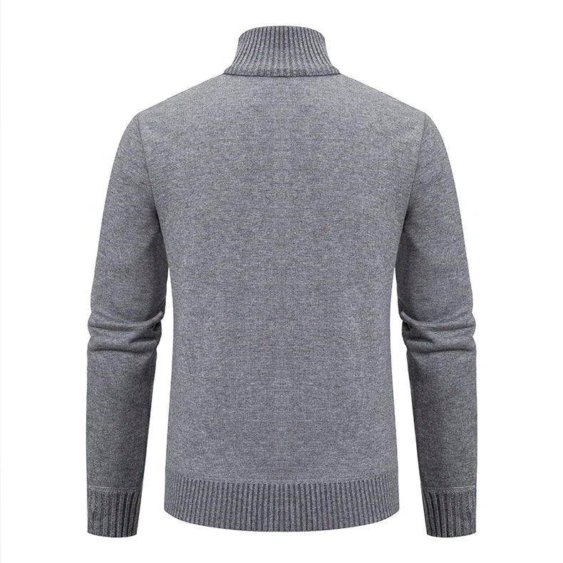 Men’s Warm Cashmere Knitted Sweater Coat