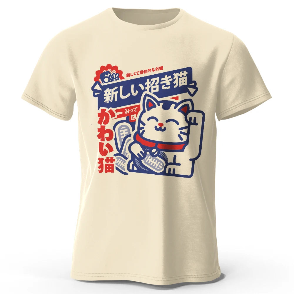 Unisex Kawaii Anime Round Neck Shirt