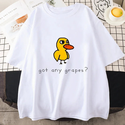 Duck Song Got Grapes Funny T-shirt Junior