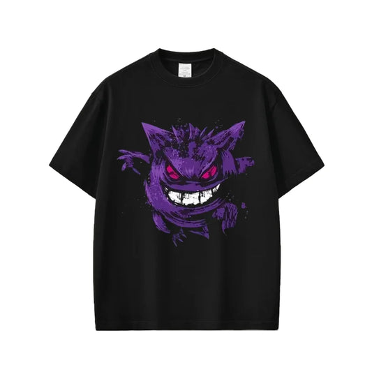 Oversized Gengar Streetwear Summer Gym Shirt