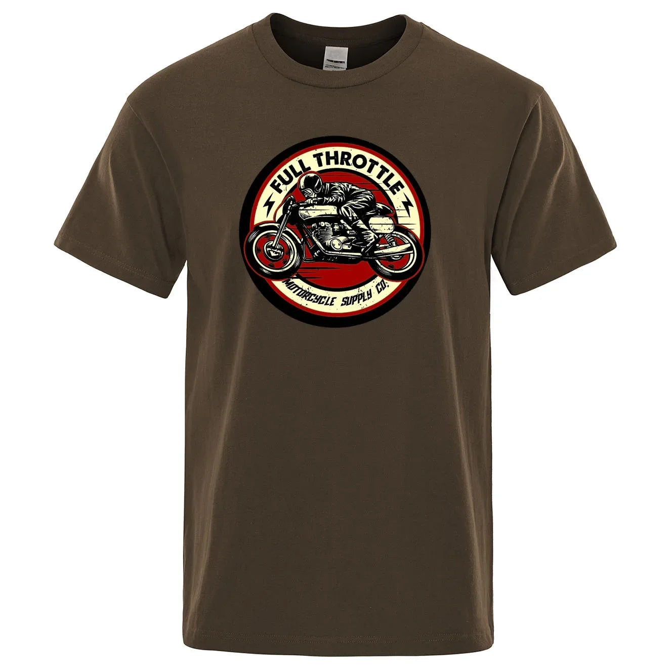 Rockabilly Motorcycle Rider Graphic Summer Shirt