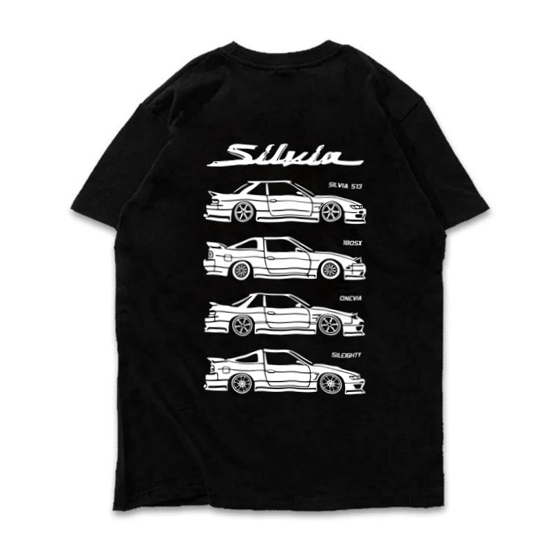 Silvia S13 Drift Racing Graphic T-shirt