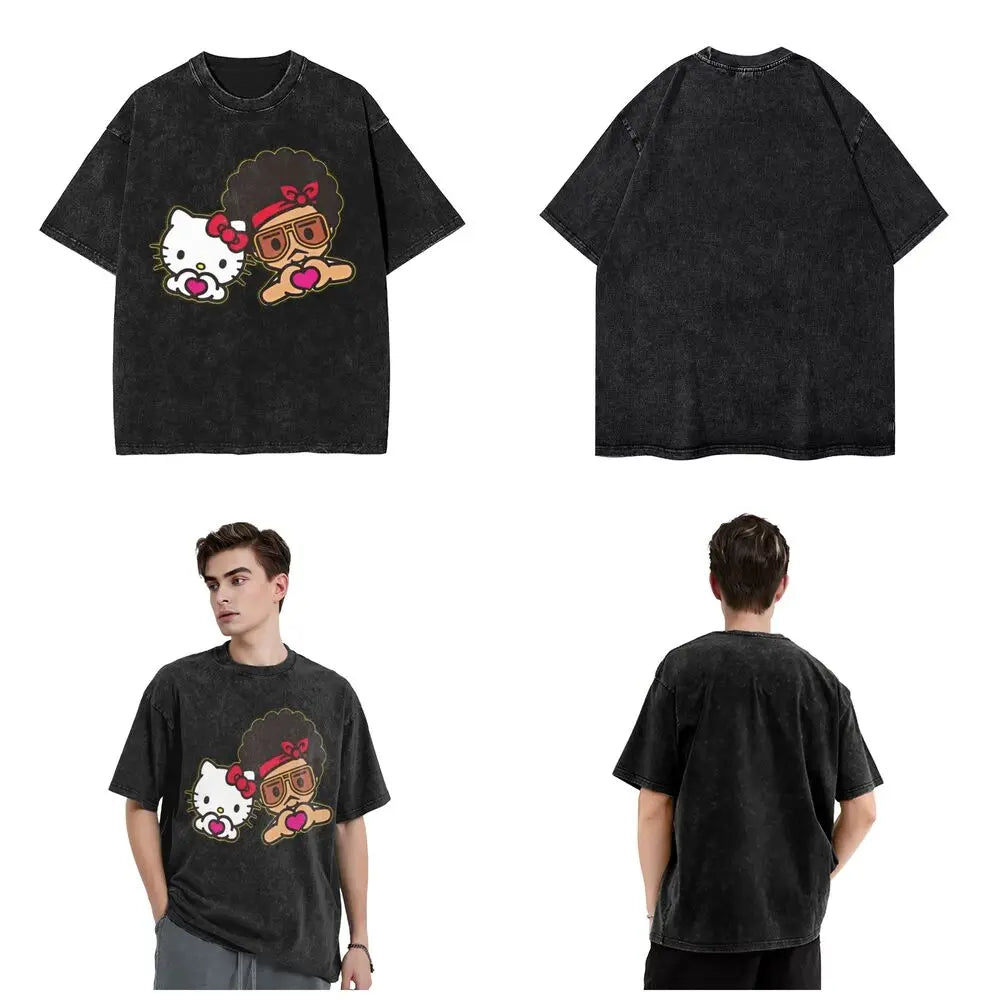 Hello Kitty Bruno Mars Cotton Shirt