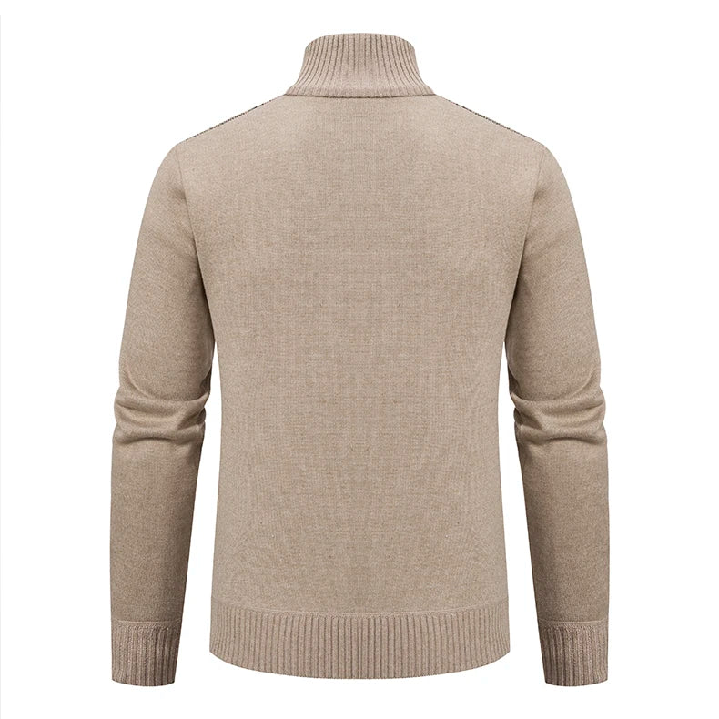 Men’s Warm Cashmere Knitted Sweater Coat