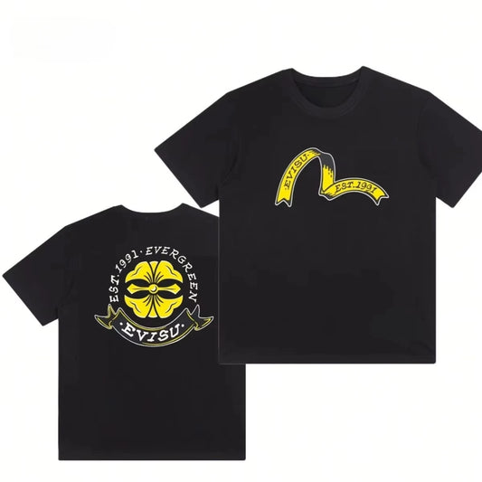 Men’s Fashion Print Round Neck Shirt