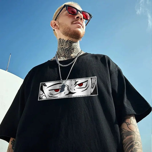 Harajuku Y2K Oversized Manga Graphic Tee