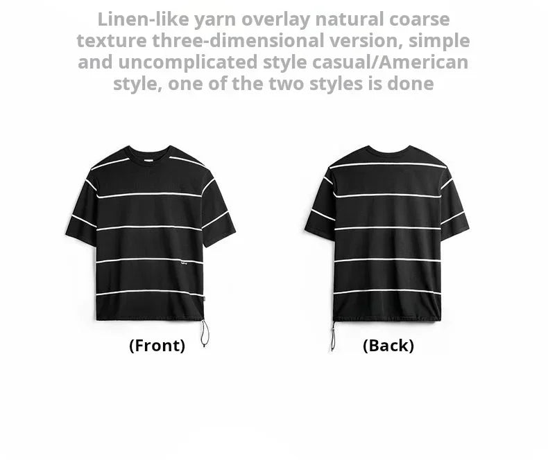 Loose Fit Crew Neck Versatile Classic Tops