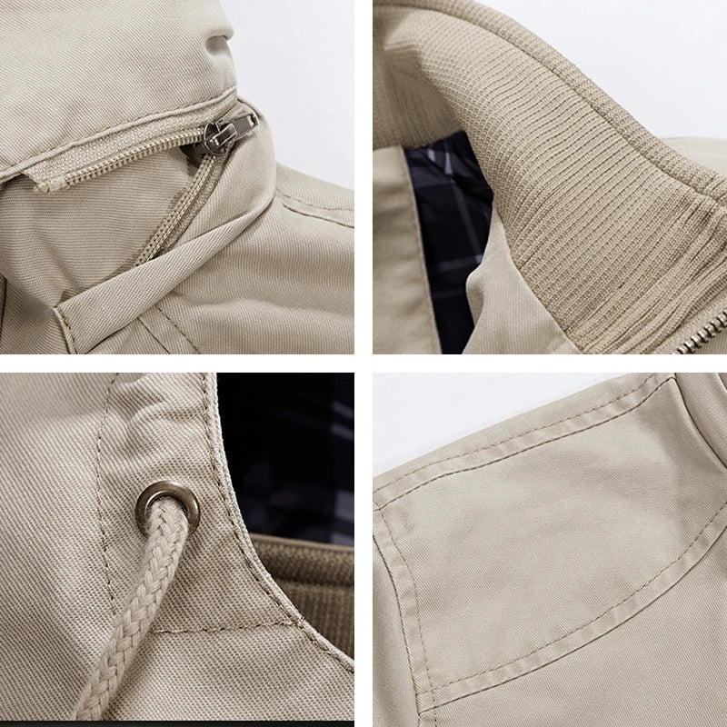 Casual Windproof Outdoor Multi-Pocket Jacket