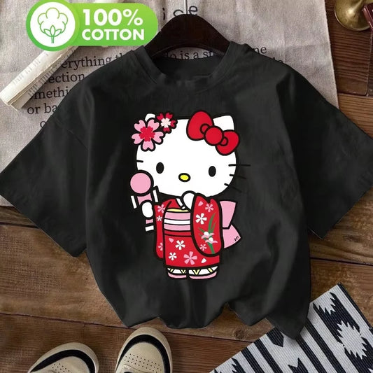 MINISO Sanrio Hello Kitty Kimono Tee