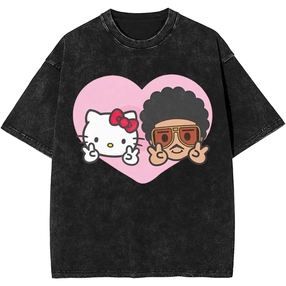 Hello Kitty Bruno Mars Cotton Shirt