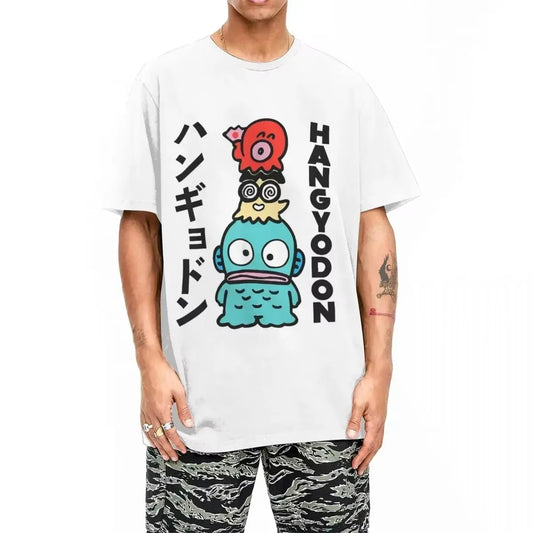 Japanese Hangyodon Y2K Summer Graphic Tee