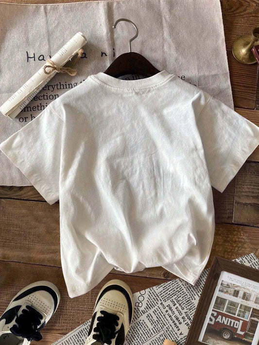 Breathable Vintage Car Streetwear Top