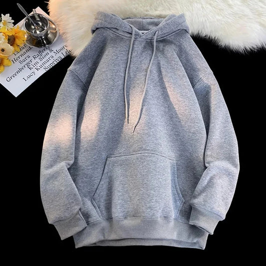 Men Fashion Casual Hooded Sweatshirt Streetwear