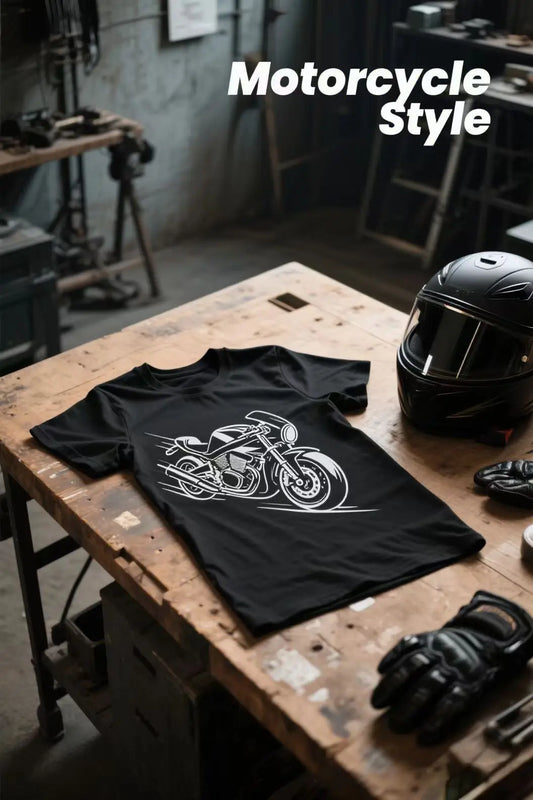 Motorcycle Style Kumamon X Cross Cub Tee