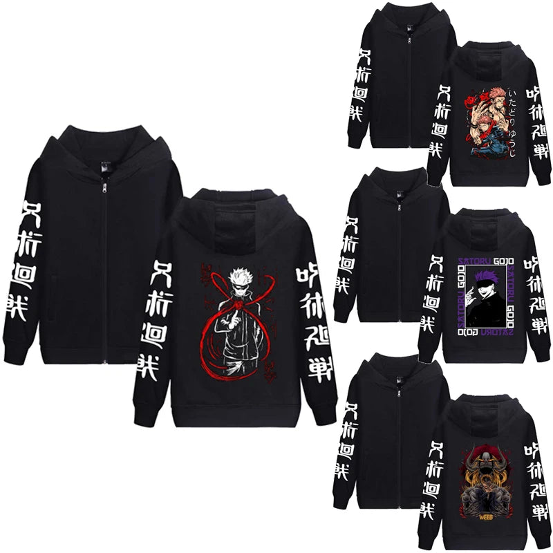 Jujutsu Kaisen Gojo Oversized Streetwear Hoodie