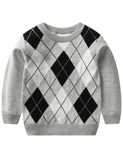 Capy Kids Argyle Pullover