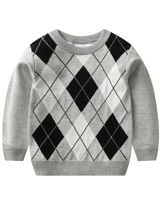 Capy Kids Argyle Pullover