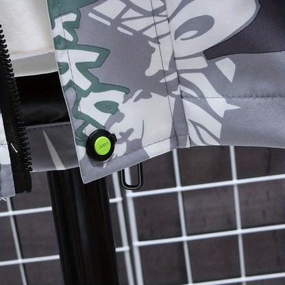 Eco Friendly Graffiti Windbreaker Jackets