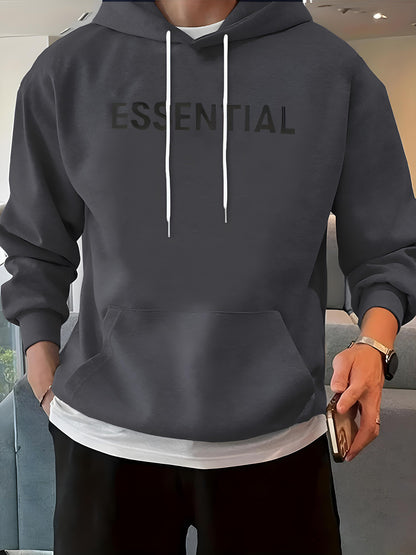 ESSENTIAL Hooded Sweatshirt Pullover Casual