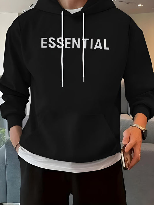 ESSENTIAL Hooded Sweatshirt Pullover Casual