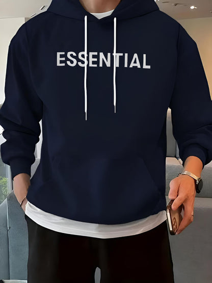 ESSENTIAL Hooded Sweatshirt Pullover Casual