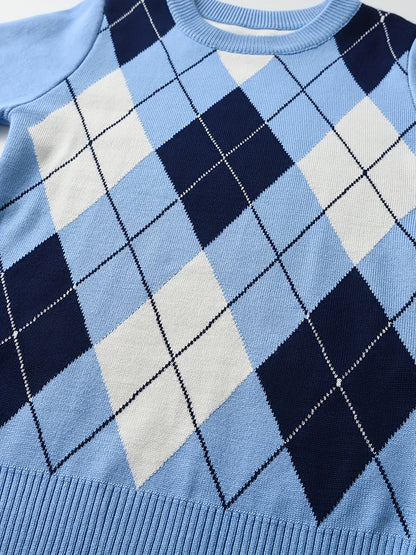 Capy Kids Argyle Pullover