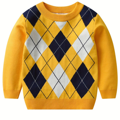 Capy Kids Argyle Pullover