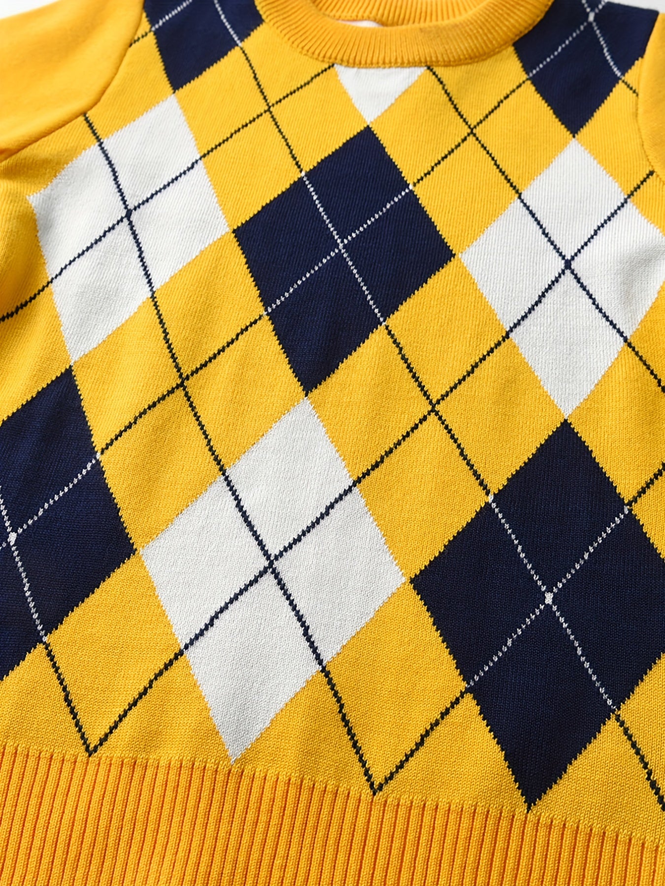 Capy Kids Argyle Pullover