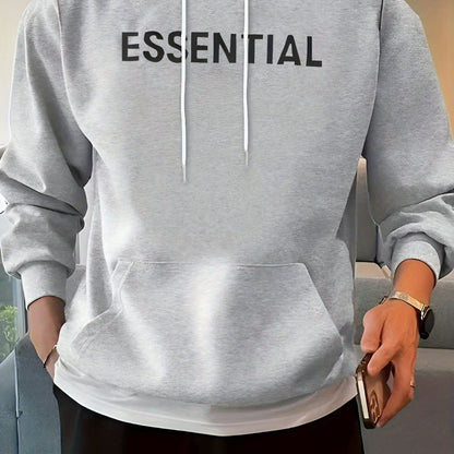 ESSENTIAL Hooded Sweatshirt Pullover Casual