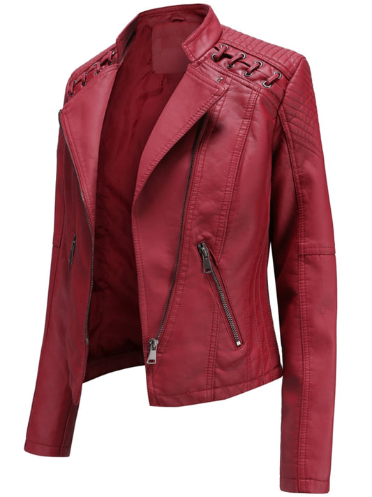 Fashion PU Leather Jacket