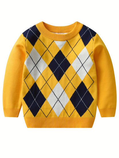 Capy Kids Argyle Pullover