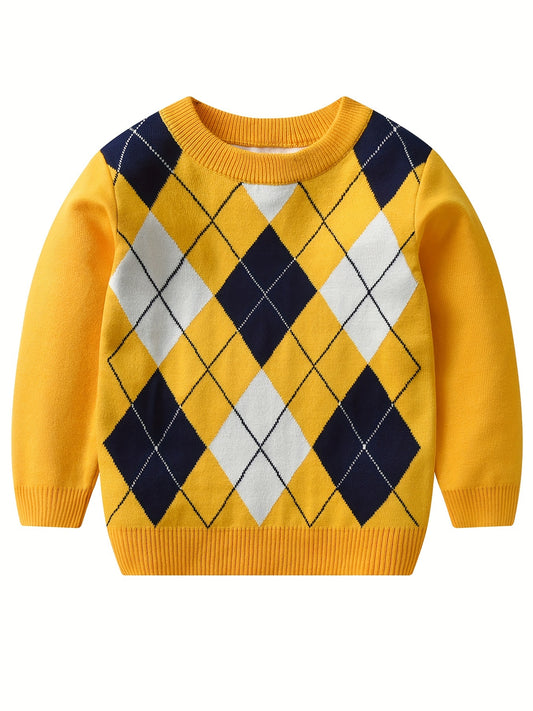 Capy Kids Argyle Pullover