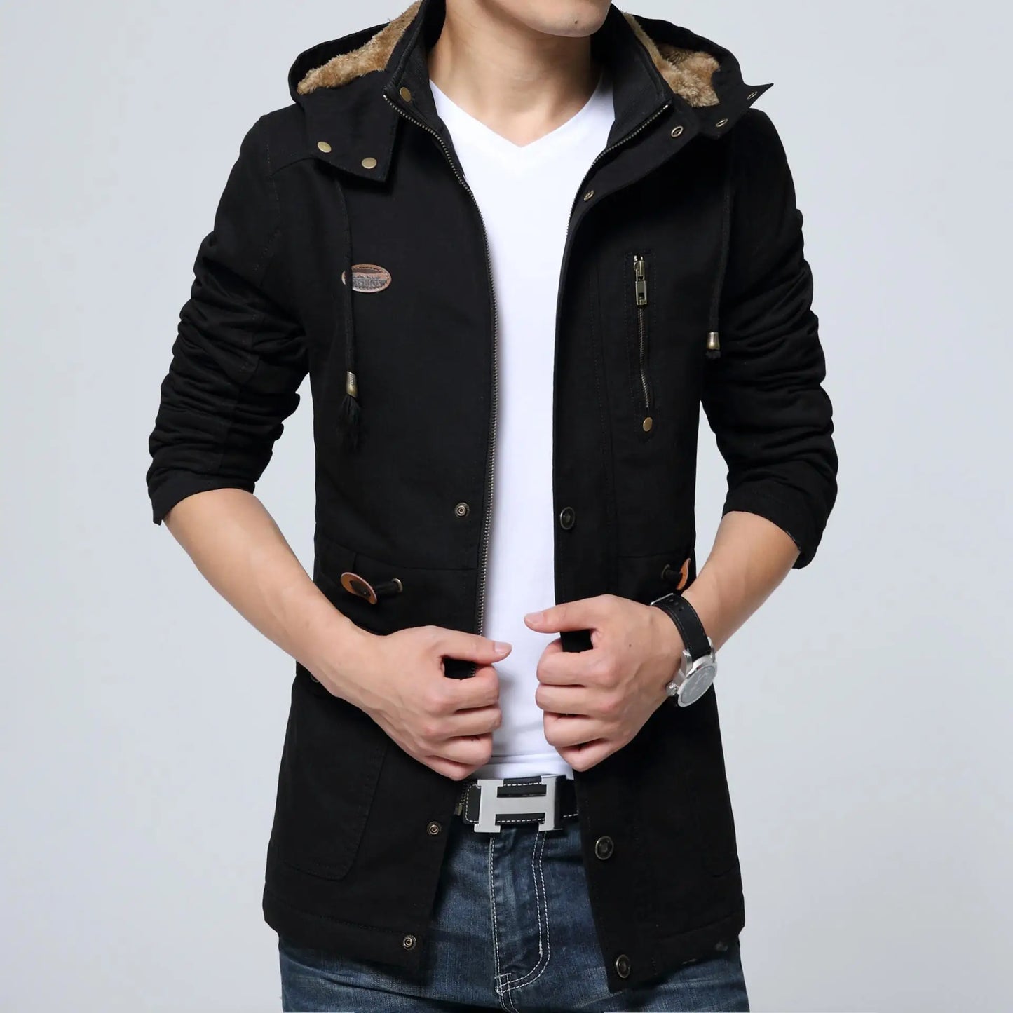 Fashion Windproof Streetwear Men’s Coat