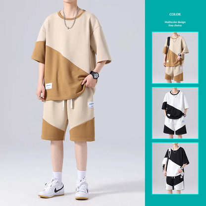 Patchwork Tracksuit Set