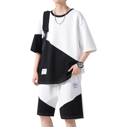 Patchwork Tracksuit Set