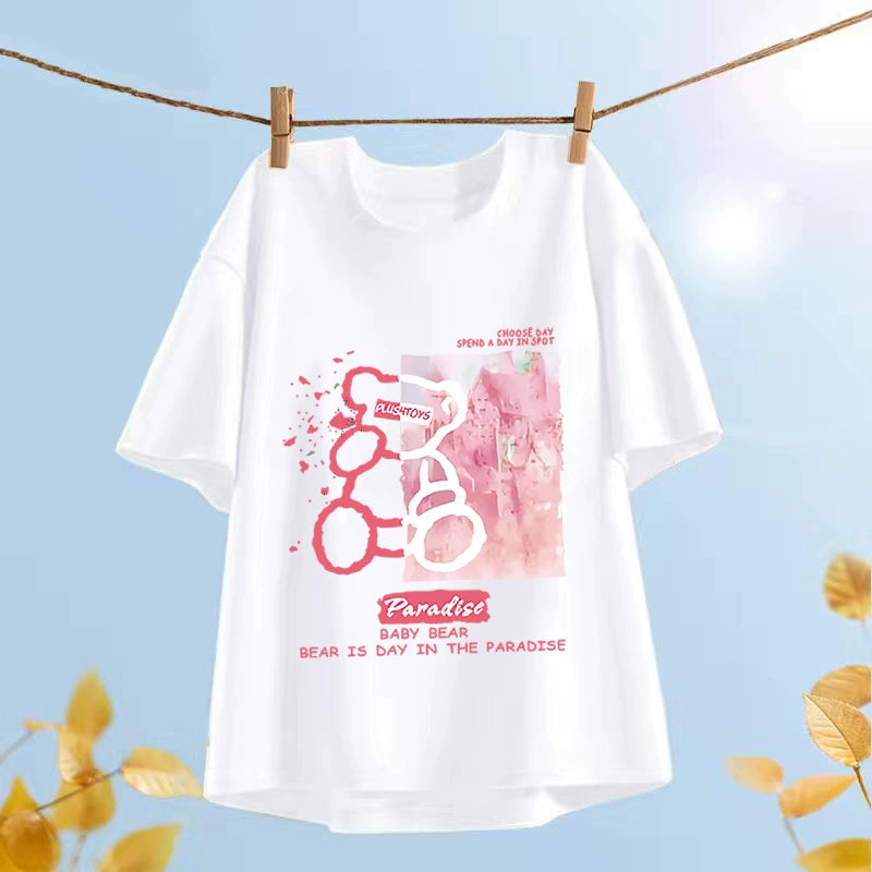Girl Short Sleeve Leisure 2 Pieces
