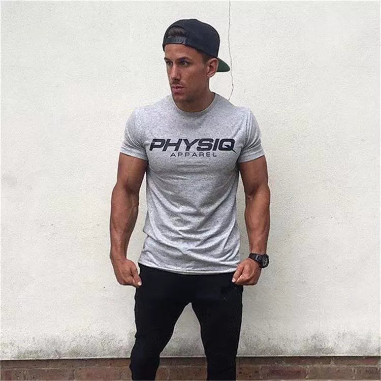 Muscle Running Exercise Short Sleeve T-Shirt