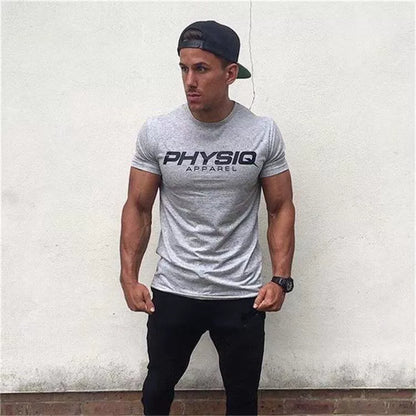 Muscle Running Exercise Short Sleeve T-Shirt